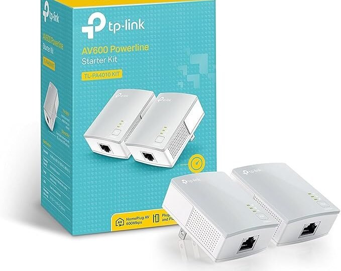 TP-Link AV600 Powerline Ethernet Adapter Kit – Gigabit Port, Plug Pair &Play, Power Saving, Nano Sized Powerline Network Adapter (TL-PA4010 KIT) topaffiliatips.com